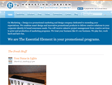 Tablet Screenshot of o2marketing.com